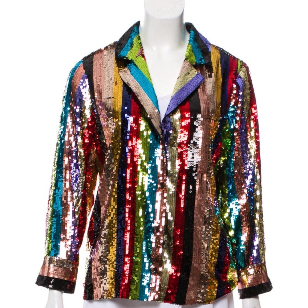 Alice and Olivia NWT Sequin Blazer Sz. M